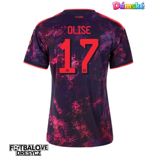 Bayern Munich Michael Olise #17 Dámské Alternativní Dres 2026-27 Krátký Rukáv Bayern Munich Michael Olise #17 Dámské Alternativní Dres 2026-27 Krátký Rukáv